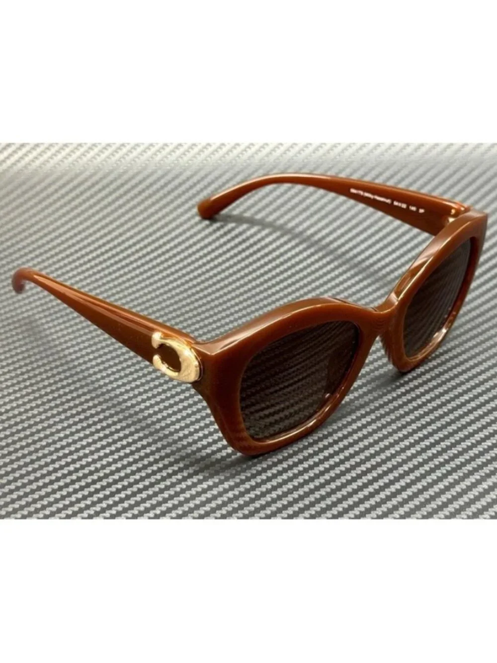 New Coach Men Hazelnut Sunglasses 54-22-140